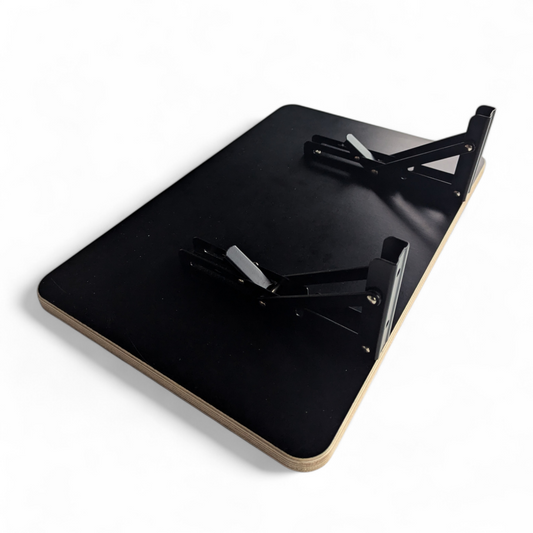 Folding Table in 18mm 450x 300mm Black HEXA Birch