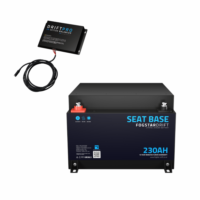 Seat Base Fogstar Drift 12V 230Ah Lithium Leisure Battery