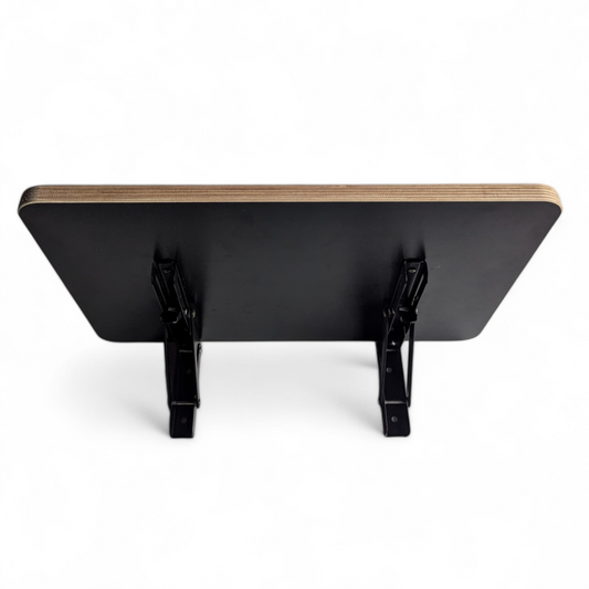 Folding Table in 18mm 450x 300mm Black HEXA Birch