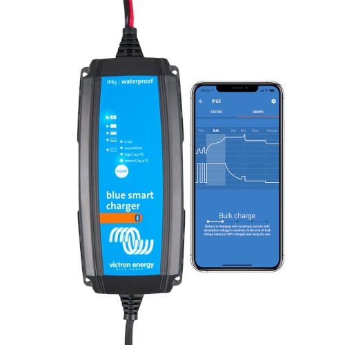Victron Battery Charger 12/10 – (IP65) Blue Smart – 1 Output 230V UK