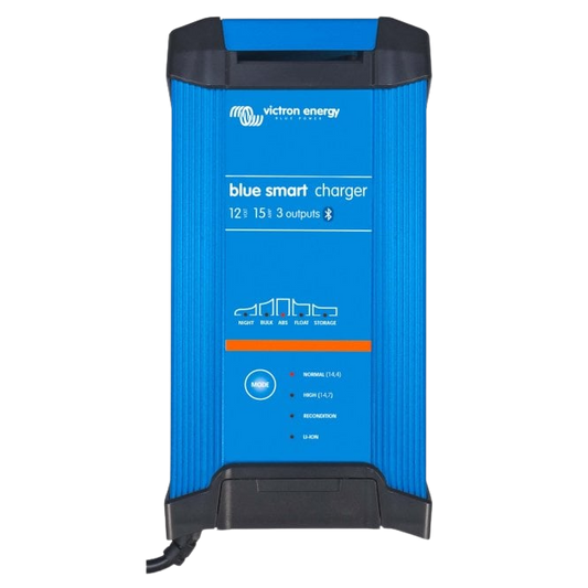 Victron Battery Charger 12/15- Indoor (IP22) Blue Smart - 3 Output 230V UK